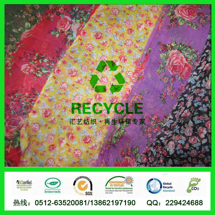 RPET女性服飾（75D雪紡面料）